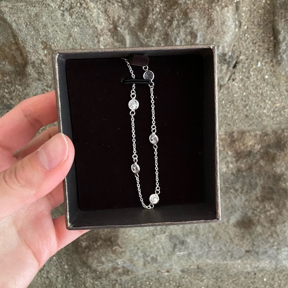cara Jewelry - Sterling Silver and Diamond Cara Necklace
